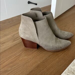 Dolce Vita Taupe Ankle Booties